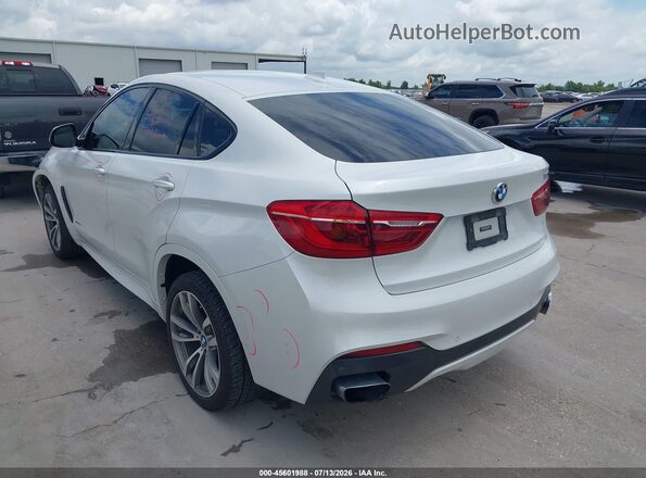 5UXKU2C51G0N82649 2016 BMW X6 White Задня ліва чверть