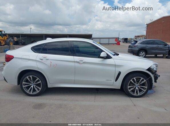 5UXKU2C51G0N82649 2016 BMW X6 White Панорамний вид салону 360°