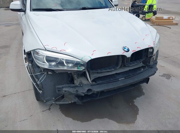 5UXKU2C51G0N82649 2016 BMW X6 White Вид спереду
