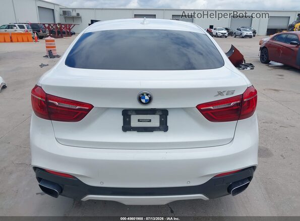 5UXKU2C51G0N82649 2016 BMW X6 White 