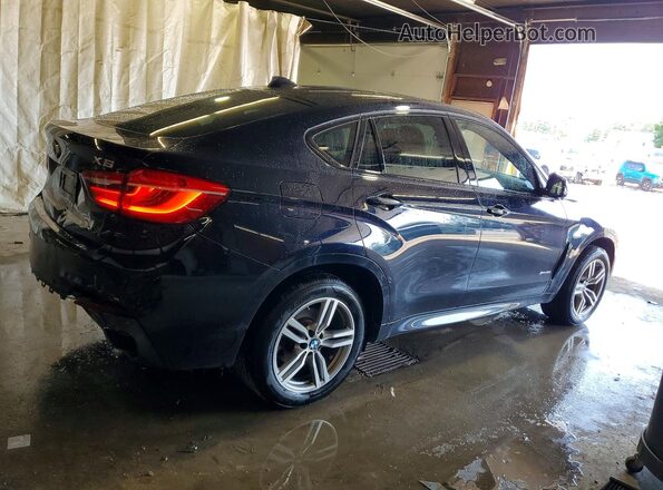 5UXKU2C52G0N79114 2016 BMW X6 Blue Rear right