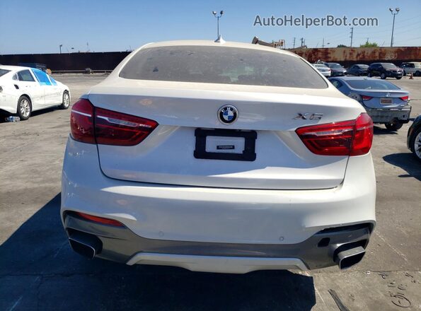 5UXKU2C52G0N79291 2016 BMW X6 White Вид ззаду
