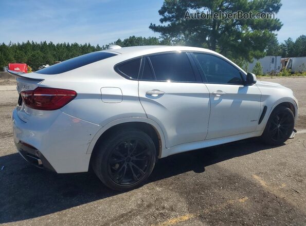 5UXKU2C52G0N80344 2016 BMW X6 White Задня права чверть