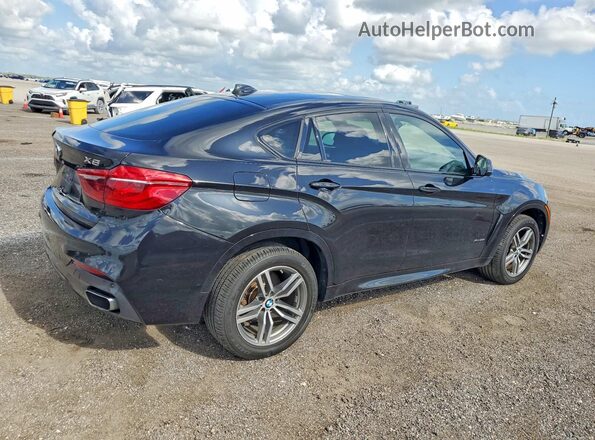 5UXKU2C53G0N80210 2016 BMW X6 Black Հետևի աջ