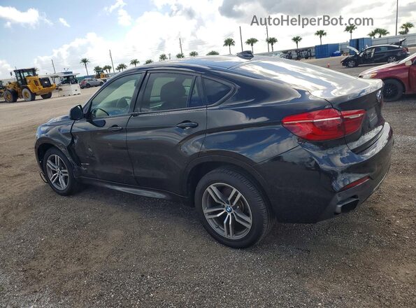 5UXKU2C53G0N80210 2016 BMW X6 Black Հետևի ձախ
