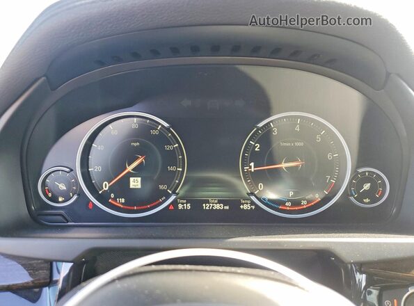 5UXKU2C53G0N80210 2016 BMW X6 Black Սարքավորումների վահանակի տեսք