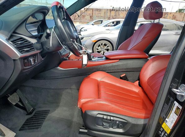 5UXKU2C53G0N82054 2016 BMW X6 Black Vista interior delantera