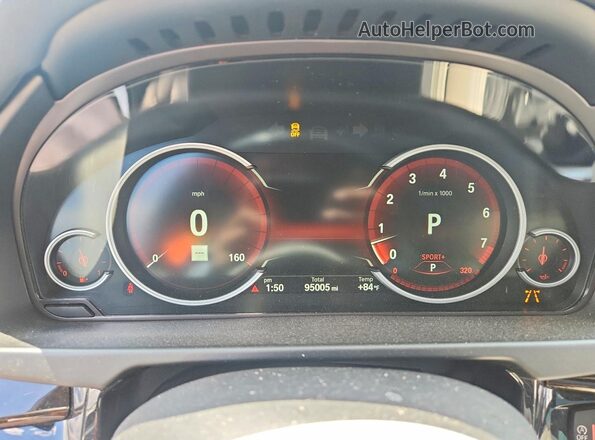 5UXKU2C53J0X49259 2018 BMW X6 Black ხელსაწყოთა პანელის ხედი