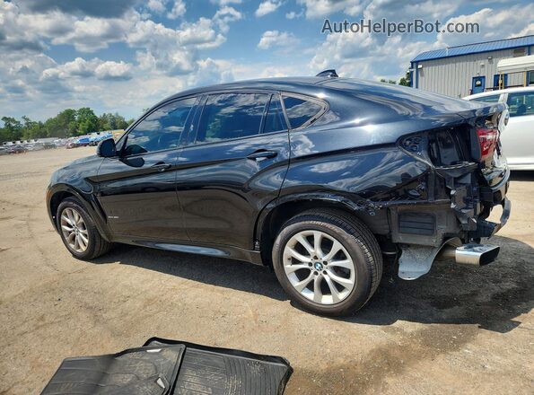 5UXKU2C53J0X49259 2018 BMW X6 Black უკანა მარცხენა