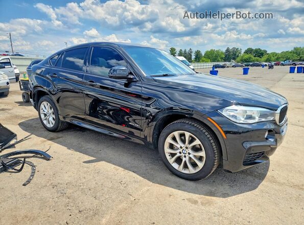 5UXKU2C53J0X49259 2018 BMW X6 Black წინა მარჯვენა