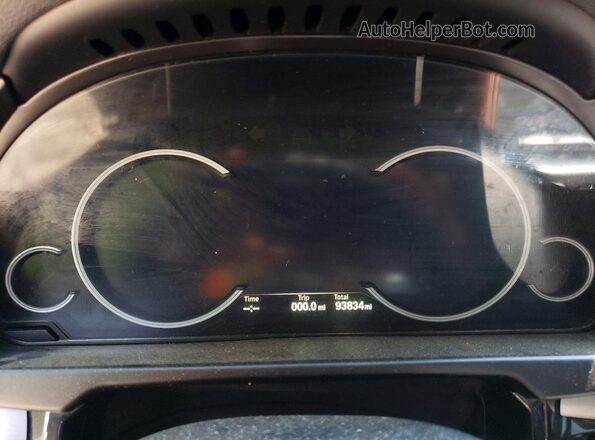 5UXKU2C54J0X49593 2018 BMW X6 Red Սարքավորումների վահանակի տեսք