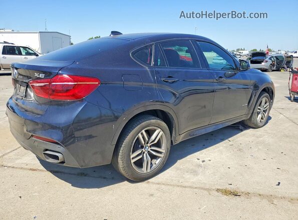 5UXKU2C55G0N80449 2016 BMW X6 Black უკანა მარჯვენა