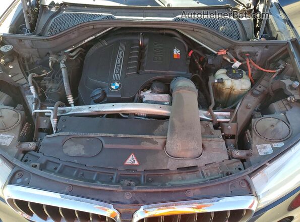 5UXKU2C55G0N80449 2016 BMW X6 Black უკანა სალონის ხედი