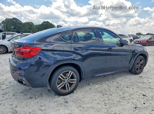 5UXKU2C58G0N79585 2016 BMW X6 Black Trasero derecho