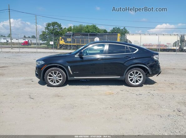 5UXKU2C58G0N82535 2016 BMW X6 Black Панорамний вид салону 360°