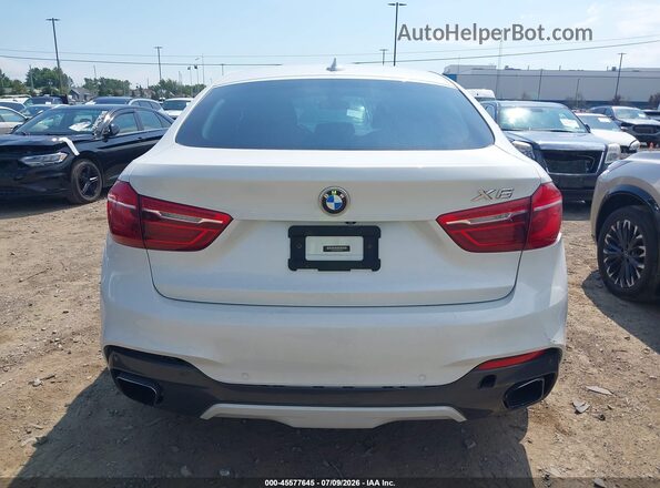 5UXKU2C59H0N84649 2017 BMW X6 White 