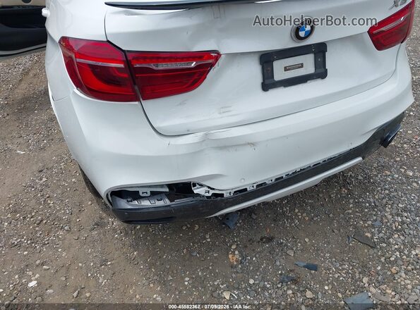 5UXKU6C33H0W38713 2017 BMW X6 White წინა ხედი
