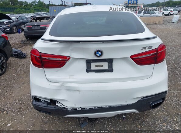5UXKU6C33H0W38713 2017 BMW X6 White 
