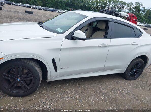 5UXKU6C33H0W38713 2017 BMW X6 White სალონის 360-გრადუსიანი ხედი