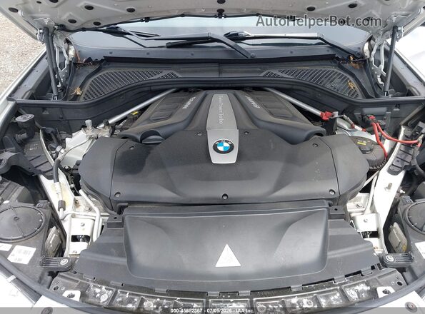 5UXKU6C33H0W38713 2017 BMW X6 White უკანა ხედი