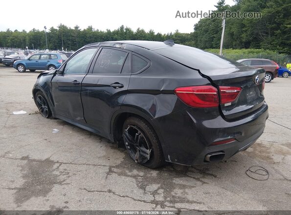 5UXKU6C38H0S99706 2017 BMW X6 Черный Задняя левая четверть