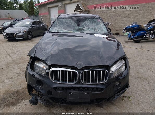 5UXKU6C38H0S99706 2017 BMW X6 Черный Вид спереди