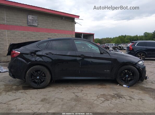 5UXKU6C38H0S99706 2017 BMW X6 Черный Вид щитка приборов
