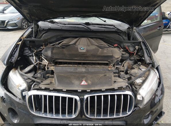 5UXKU6C38H0S99706 2017 BMW X6 Черный Вид сзади