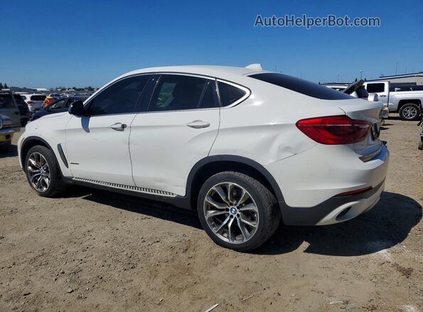 5UXKU6C52G0R34158 2016 BMW X6 Белый Задняя левая четверть