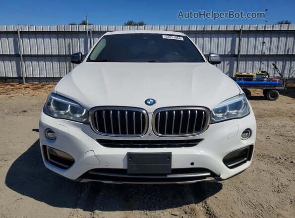 5UXKU6C52G0R34158 2016 BMW X6 Белый Вид спереди