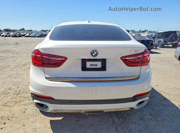 5UXKU6C52G0R34158 2016 BMW X6 Белый Вид сзади