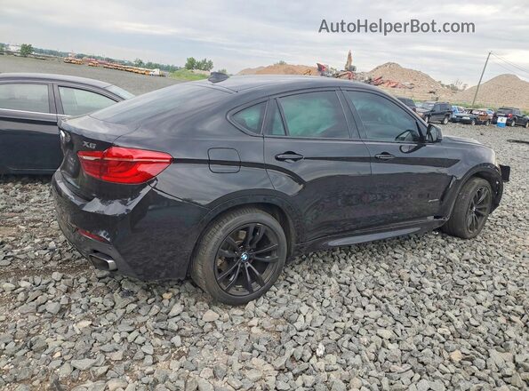 5UXKU6C57KLP60627 2019 BMW X6 Black Tył prawy