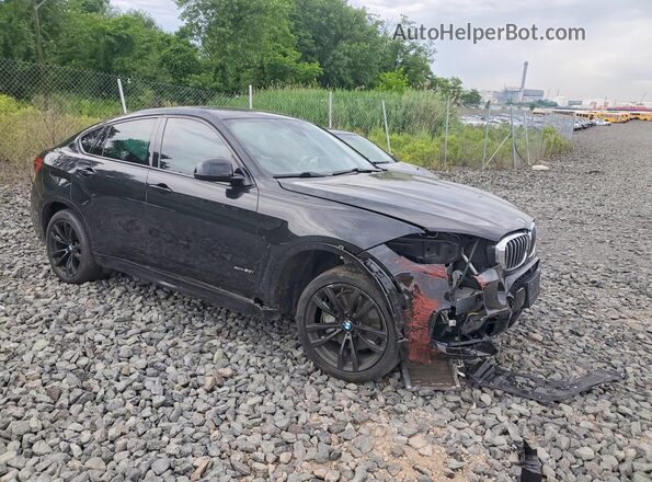 5UXKU6C57KLP60627 2019 BMW X6 Black Przód prawy