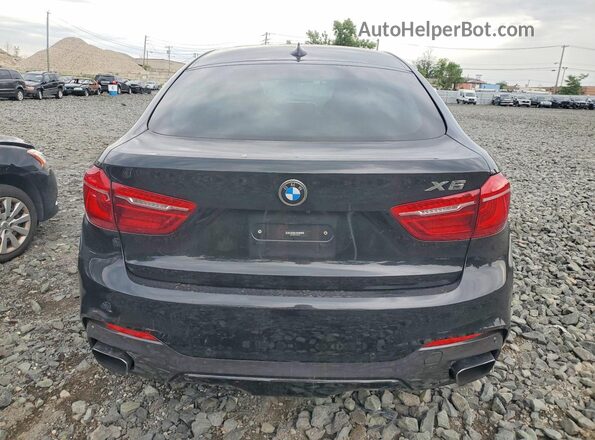 5UXKU6C57KLP60627 2019 BMW X6 Black Widok z tyłu