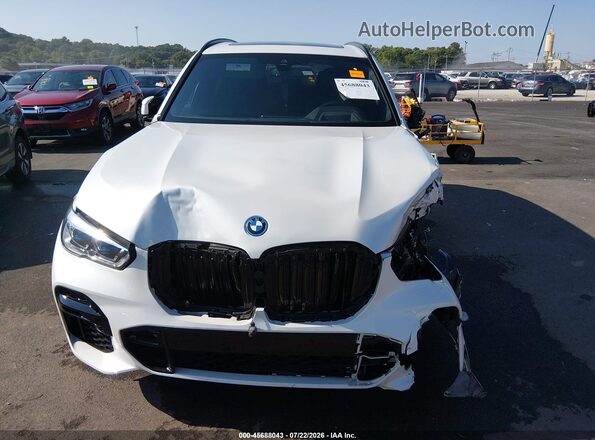 5UXTA6C00N9L97011 2022 BMW X5 White Вид щитка приладів