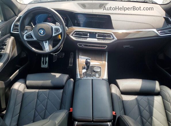 5UXTA6C00P9N45984 2023 BMW X5 White Vista del salpicadero