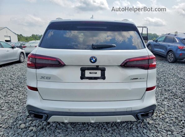5UXTA6C00P9N45984 2023 BMW X5 White Vista trasera