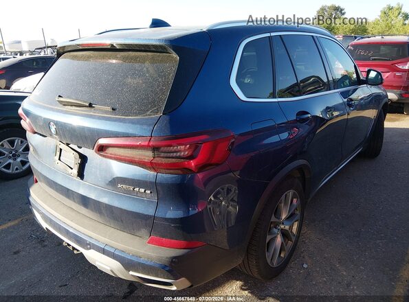 5UXTA6C03M9D34583 2021 BMW X5 Dark Blue უკანა მარჯვენა