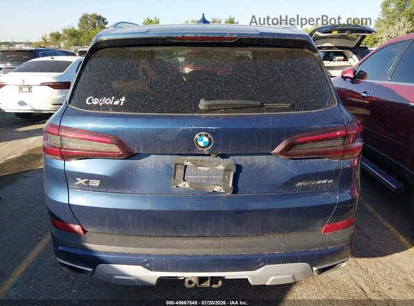 5UXTA6C03M9D34583 2021 BMW X5 Dark Blue 