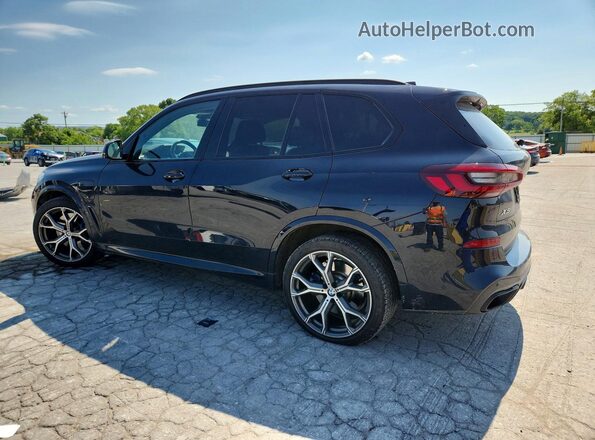 5UXTA6C05M9D83994 2021 BMW X5 Blue Tył lewy