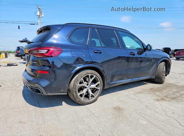 5UXTA6C05M9D83994 2021 BMW X5 Blue Tył prawy