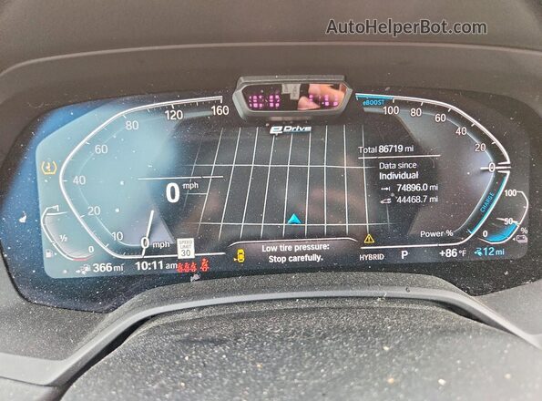 5UXTA6C05M9D83994 2021 BMW X5 Blue Widok zestawu wskaźników