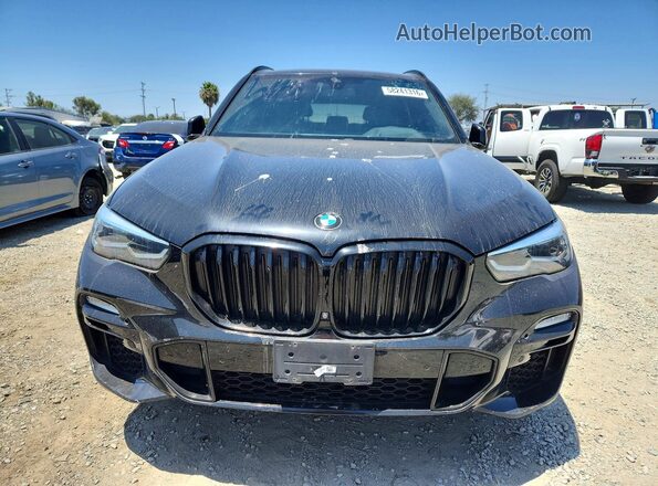5UXTA6C05M9E28447 2021 BMW X5 Black Widok z przodu