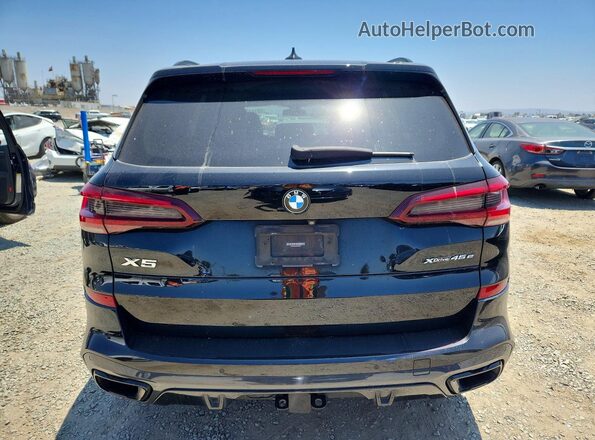 5UXTA6C05M9E28447 2021 BMW X5 Black Widok z tyłu