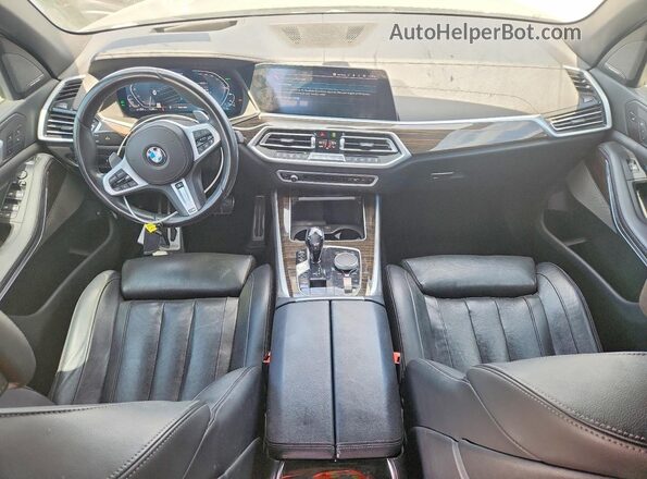 5UXTA6C05M9E28447 2021 BMW X5 Black Widok deski rozdzielczej