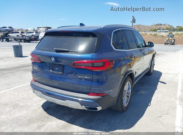 5UXTA6C05N9J55072 2022 BMW X5 Blue Задня права чверть