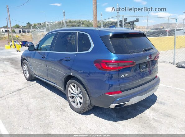 5UXTA6C05N9J55072 2022 BMW X5 Blue Задня ліва чверть