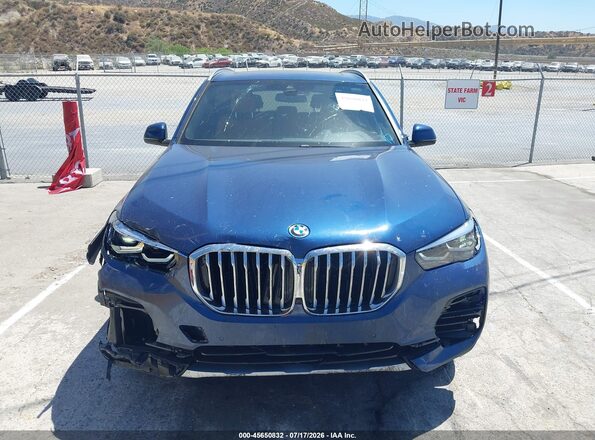 5UXTA6C05N9J55072 2022 BMW X5 Blue Вид щитка приладів