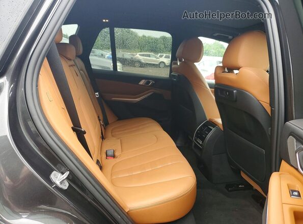 5UXTA6C07M9F25164 2021 BMW X5 Угольный Вид задней части салона