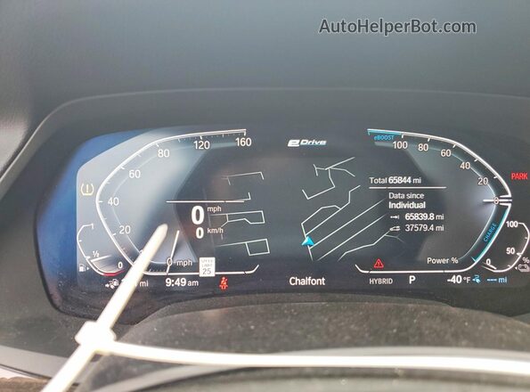 5UXTA6C07M9F25164 2021 BMW X5 Угольный Вид щитка приборов